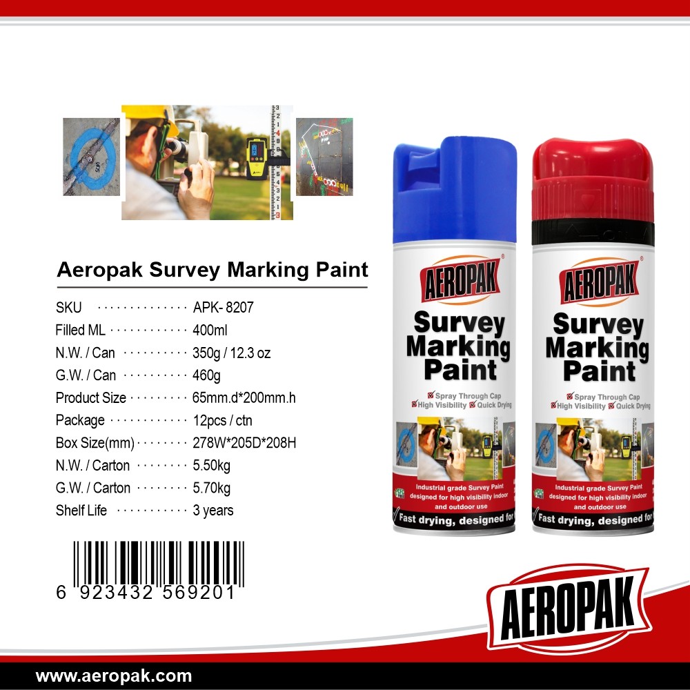 360-Grad-Markierungssprühfarbe